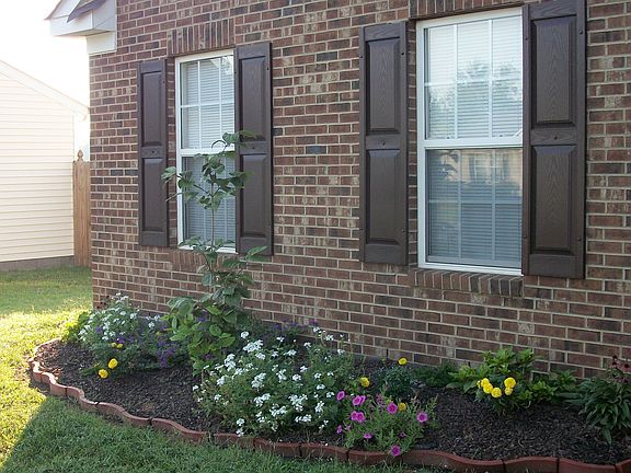 Pretty flower bed