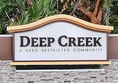Deep Creek. A deed restricted community.