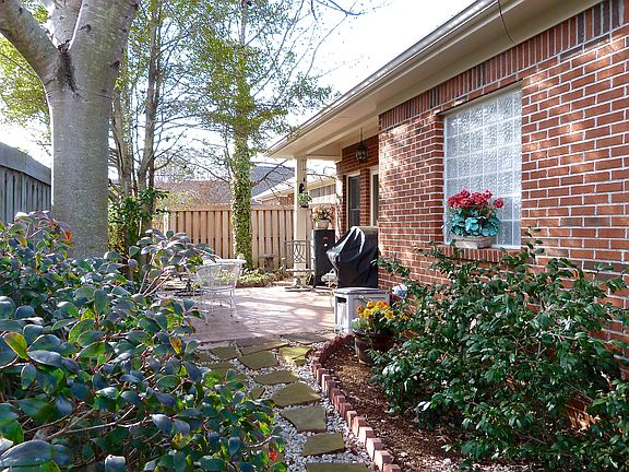 back patio and walkway 