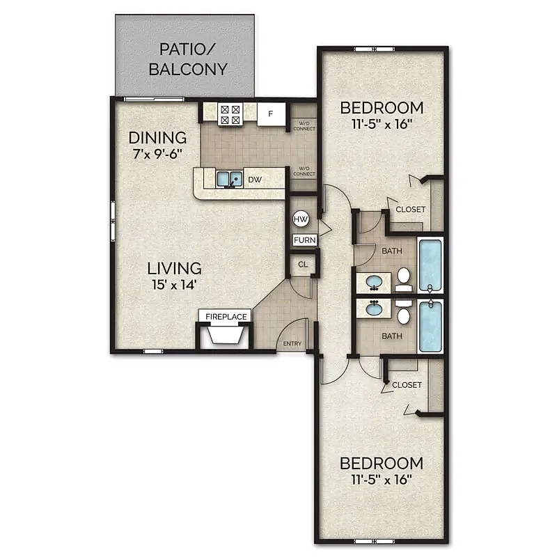 Floor plan Glenmount