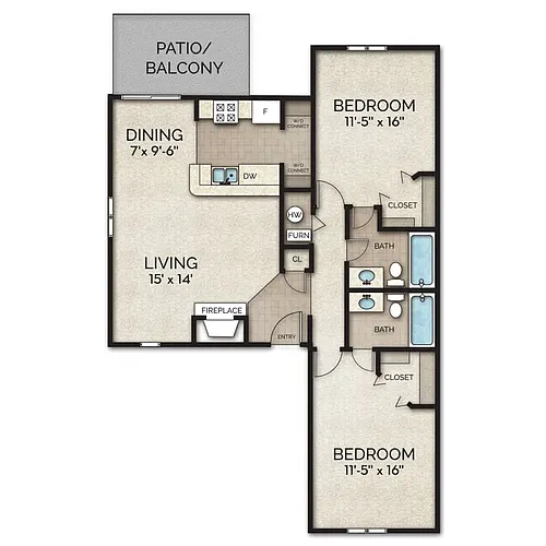 Floor plan Glenmount