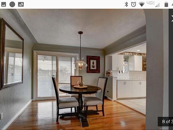 Dining Room. Sliding door to outside