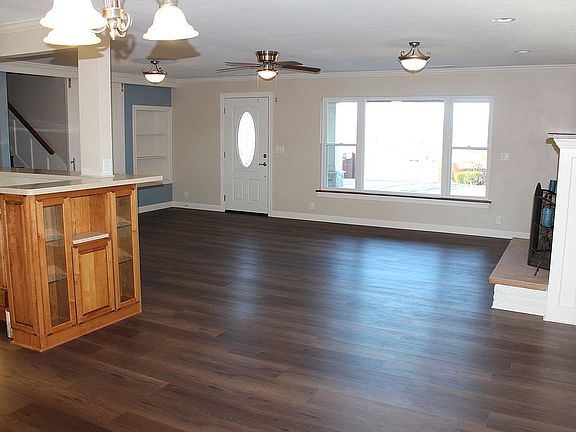 Spacious open concept.