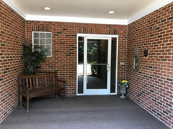 Secure building entrance.