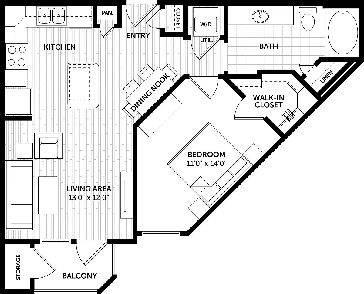 Floor plan 1DR