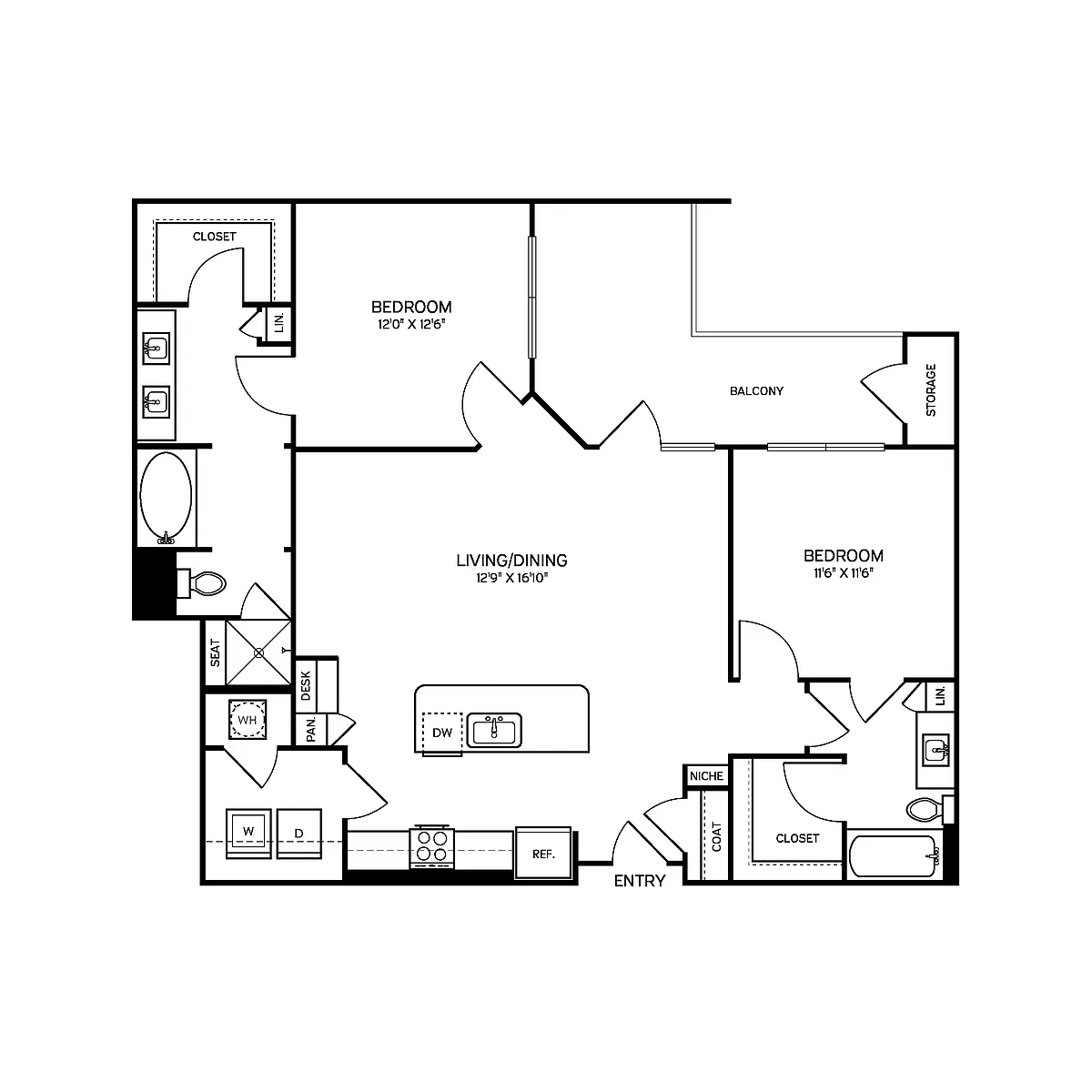 Floor plan B8