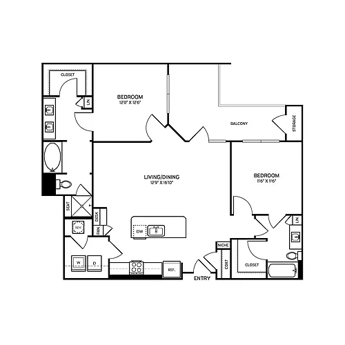Floor plan B8