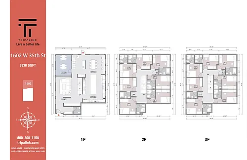 Floor plan 1602 W 35TH ST