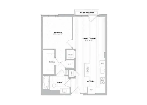 Floor plan Dylan 1A.4