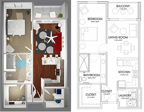 Floor plan 1 A1-C