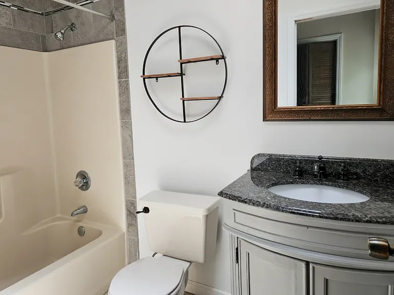 Granite counters and wooden details
