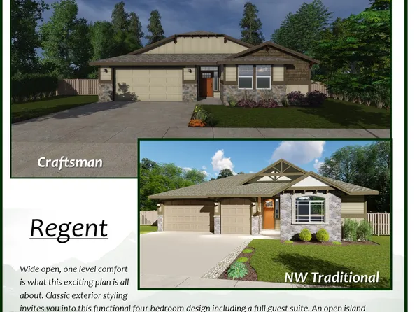 Regent Plan, The Highlands at Whipple Creek