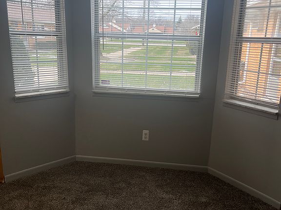 Bay window in living room