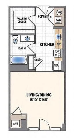 Floor plan S3AW WDU 80%