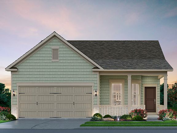 Trailblazer Exterior Rendering - Elevation 3 at Carter s Mill in Haymarket, VA.