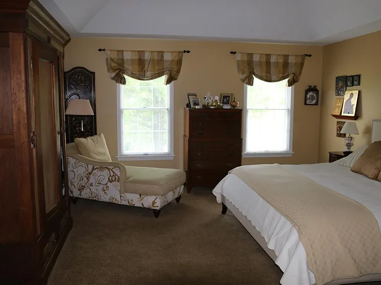 Spacious master bedroom
