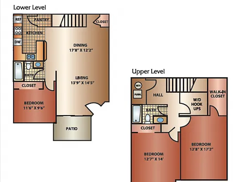 Floor plan Sundance Townhome