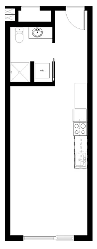 Floor plan Studio