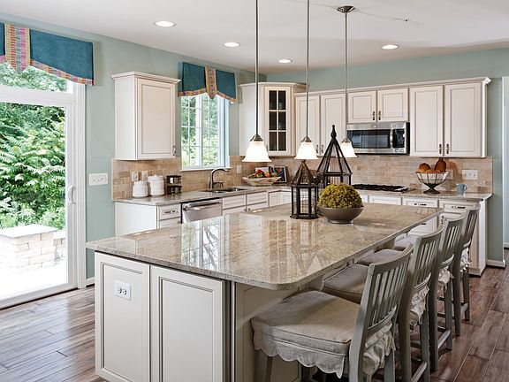 Gourmet kitchen with large island