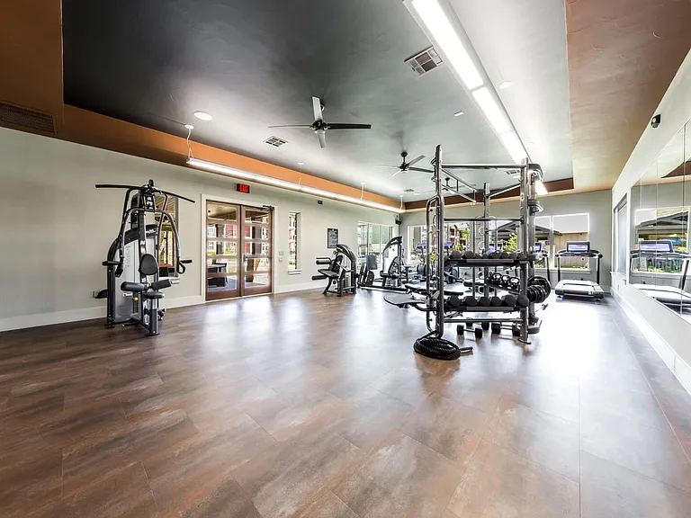 Large Fitness Center at Legacy Creekside Apartments, San Antonio, TX, 78251