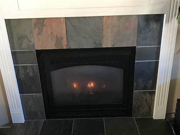 Gas fireplace/living room