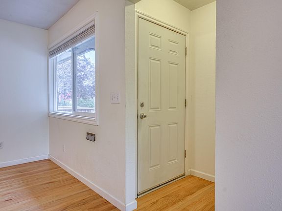 Front door, view from inside unit