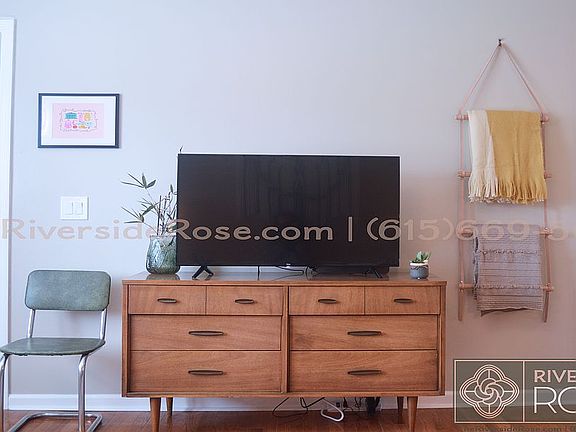 Smart TV  on a MCM dresser