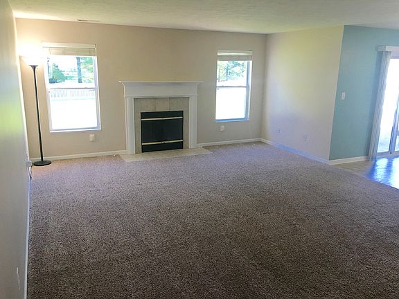 Family Room, Wood Fireplace