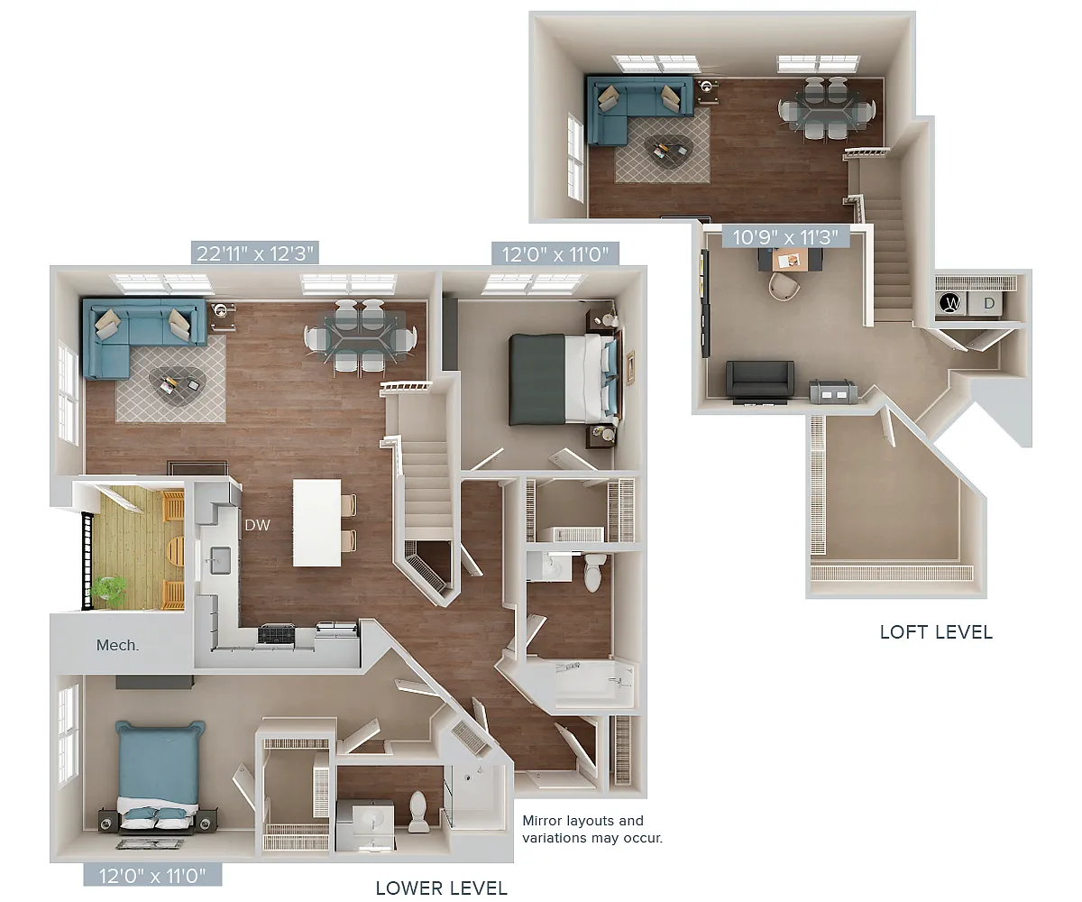 Floor plan Furnished-f-BM15-L