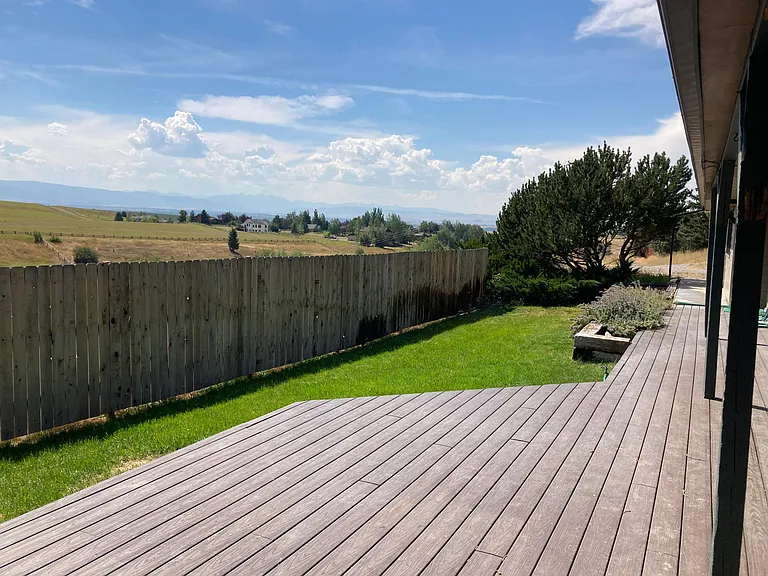 View from deck