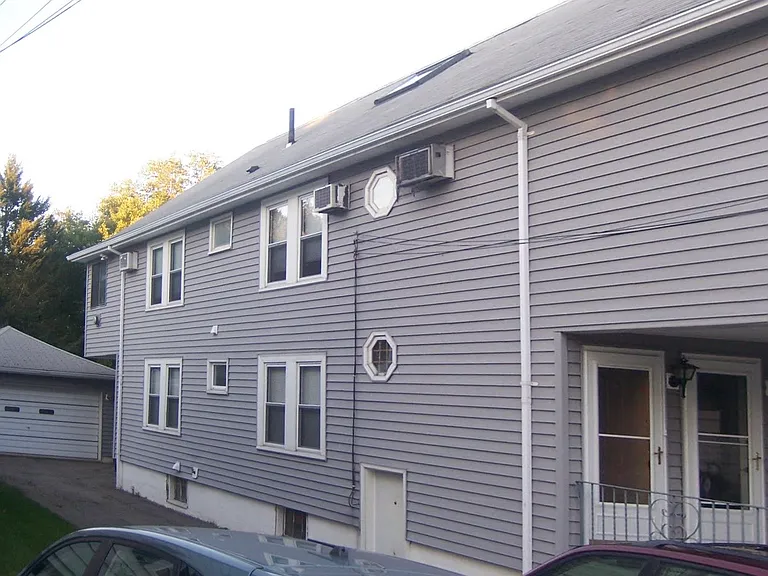 Left side of garage parking