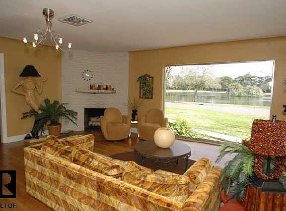 Lake view from living room