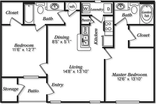 Floor plan B3LD