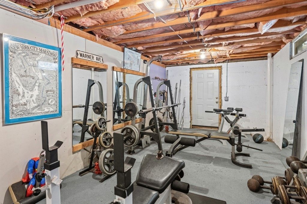  Basement Workout Space