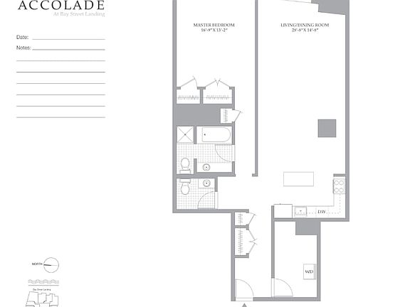 2nd image of 90 Bay Street Lndg APT 2E