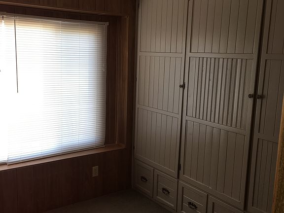 Storage closets front bedrm
