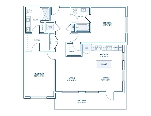Floor plan B13