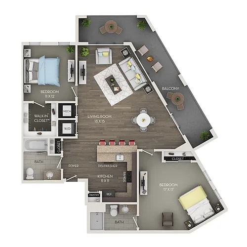Floor plan Ruby