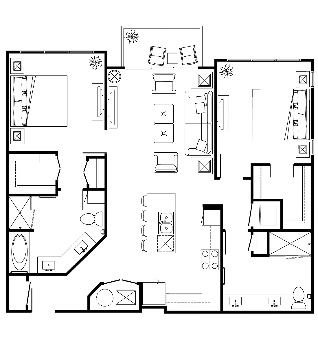 Floor plan E