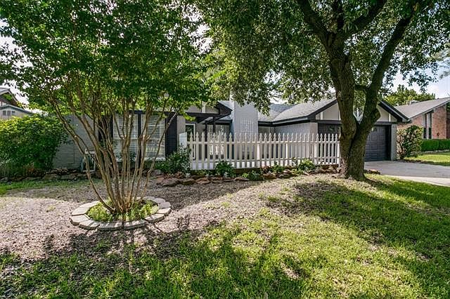 White picket fence & porch