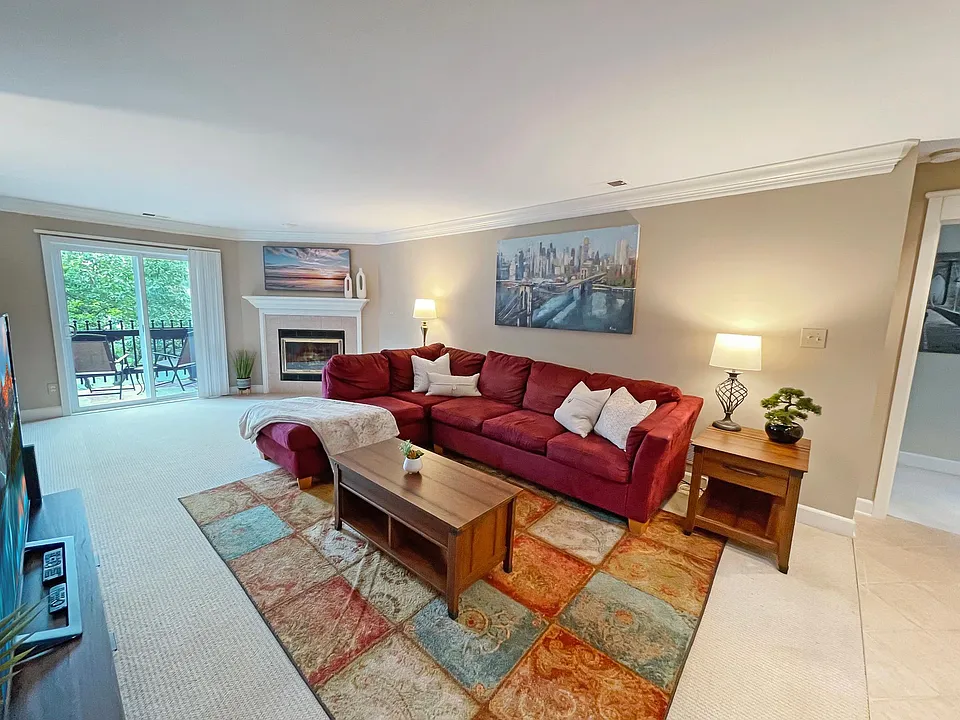Living Room with Fireplace