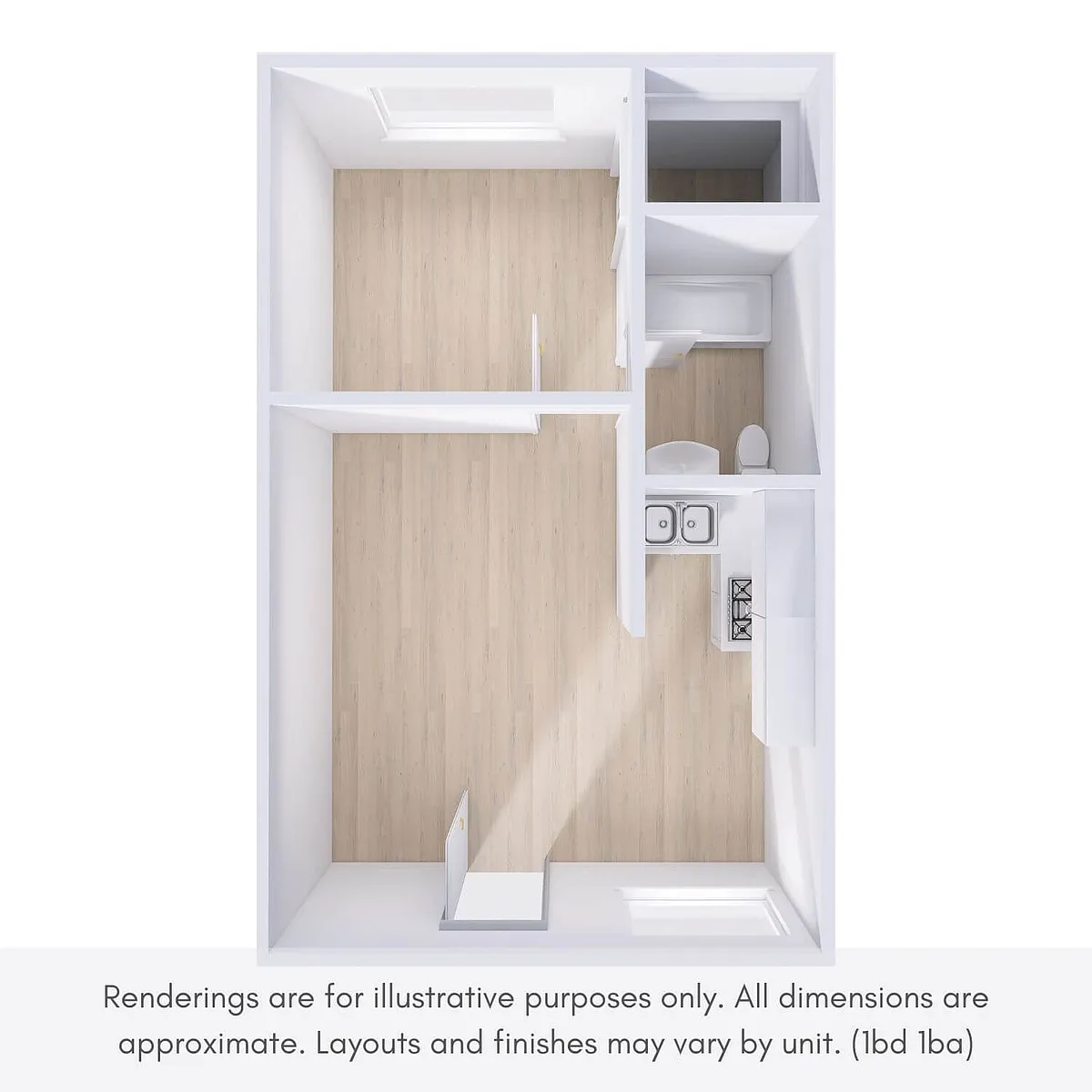 Floor plan 1 Bedroom