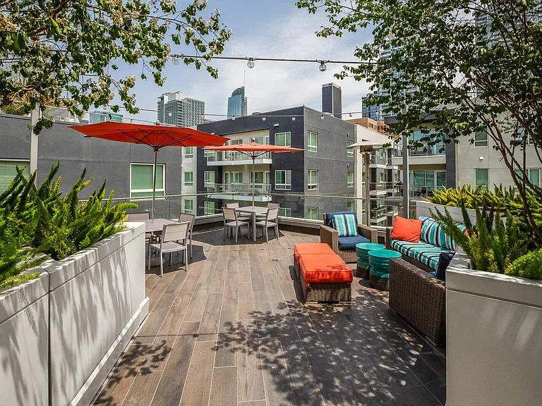 Soak up the sun on the roof deck