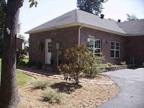 back right corner of house