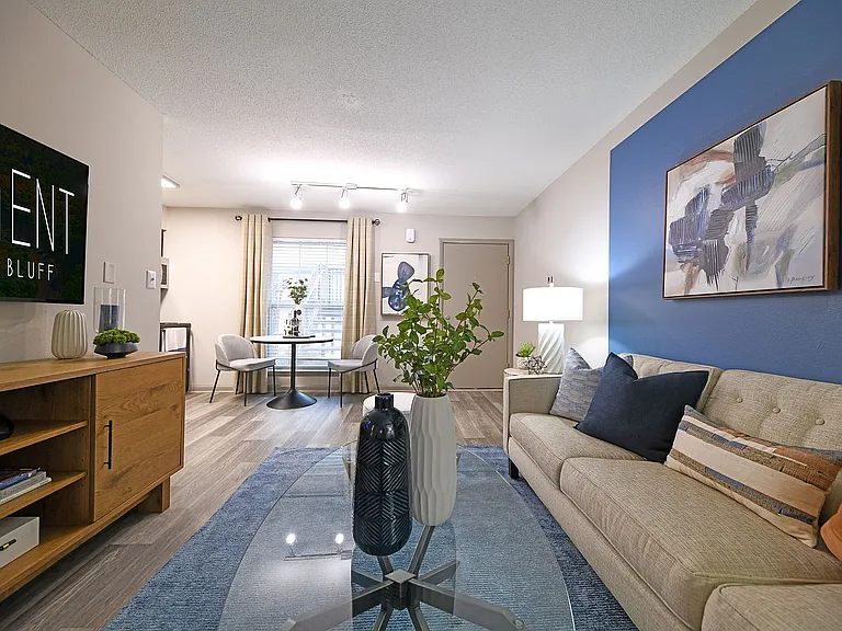 Experience contemporary elegance in this beautifully designed living room, perfect for relaxation and entertaining.