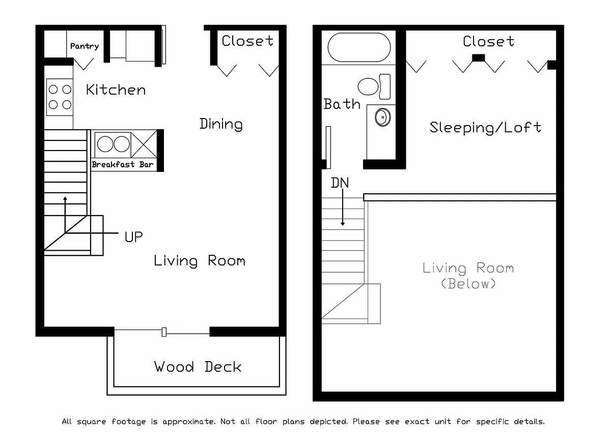Floor plan Remodeled Loft