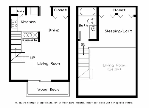 Floor plan Remodeled Loft