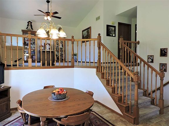 View to the upper living area!