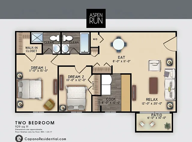 2 Bedroom 2 Bedroom