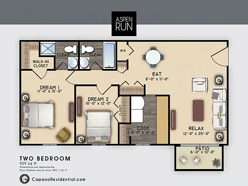 Floor plan 2BD